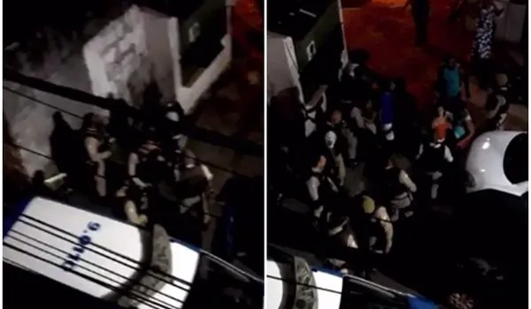 Pânico em Pernambués: moradores filmam policiais batendo e atirando contra grupo após homem ser ferido; PM nega 