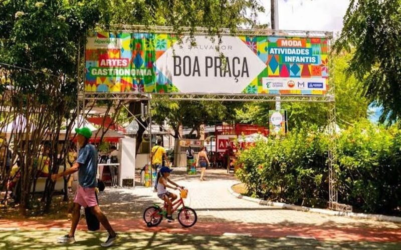A Pra&ccedil;a Ana L&uacute;cia Magalh&atilde;es recebe, nos dias 25 e 26, uma feira com marcas autorais, acess&oacute;rios e festival de tortas, incluindo op&ccedil;&otilde;es veganas/Foto: Reprodu&ccedil;&atilde;o&nbsp;