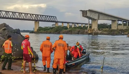 Desabamento de ponte entre Tocantins e Maranhão deixa uma pessoa morta