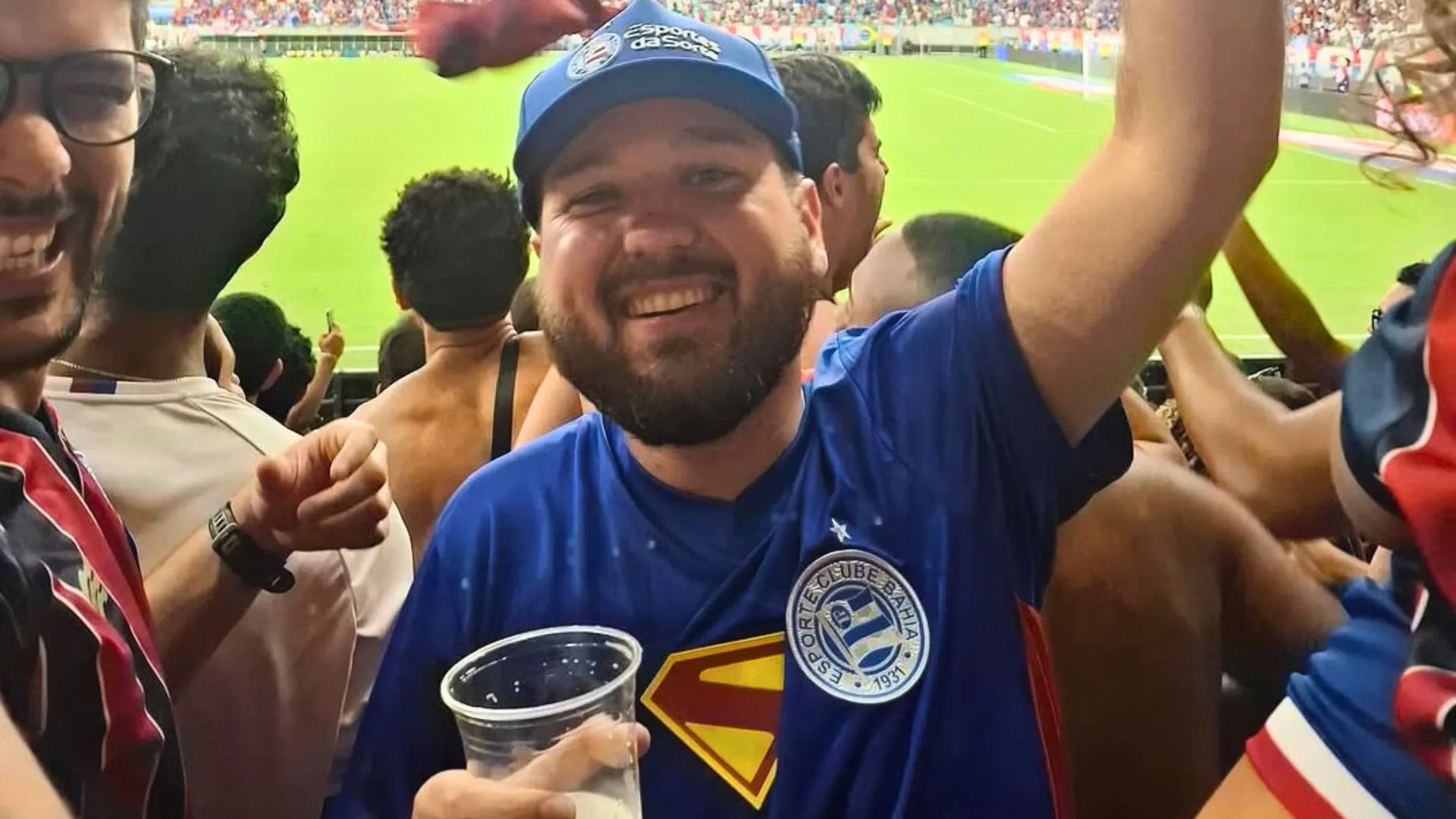 Jamie Bradley, torcedor inglês do Bahia