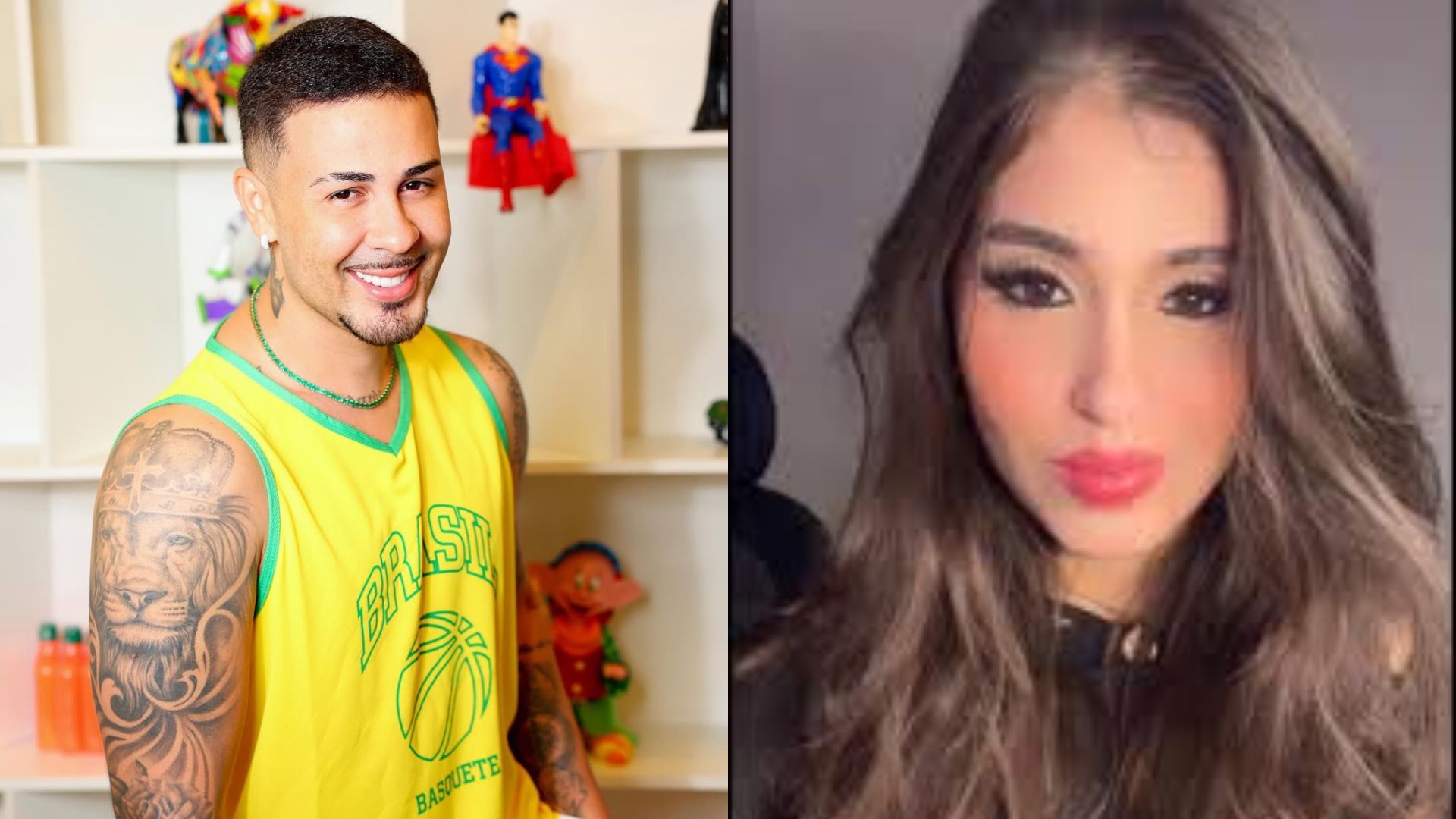 Carlinhos Maia e Duda Luvisneck | Imagens: reprodução/redes sociais