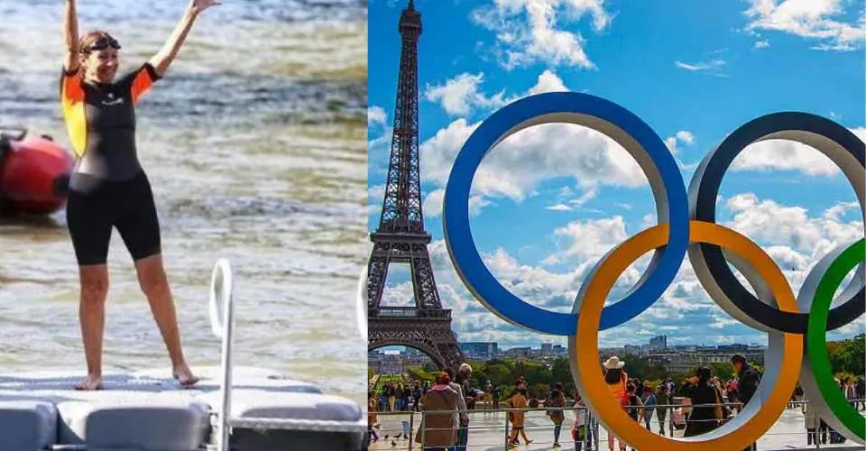 Prefeita de Paris nada no rio Sena para provar qualidade da água