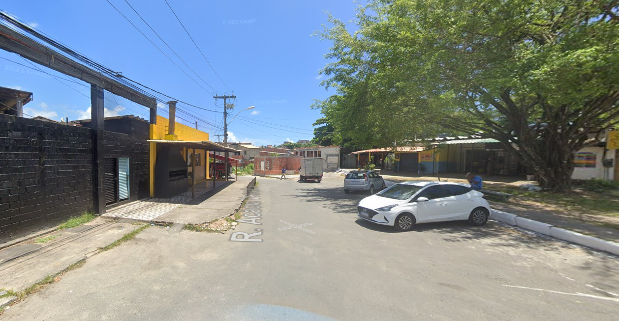 Mulher morta e outra ferida em bar de Salvador. Foto: Google Street View