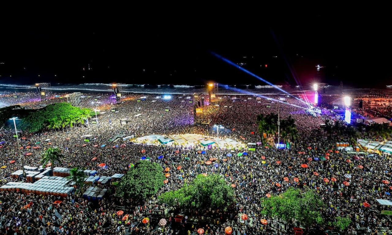 Show de Lady Gaga. Foto: X