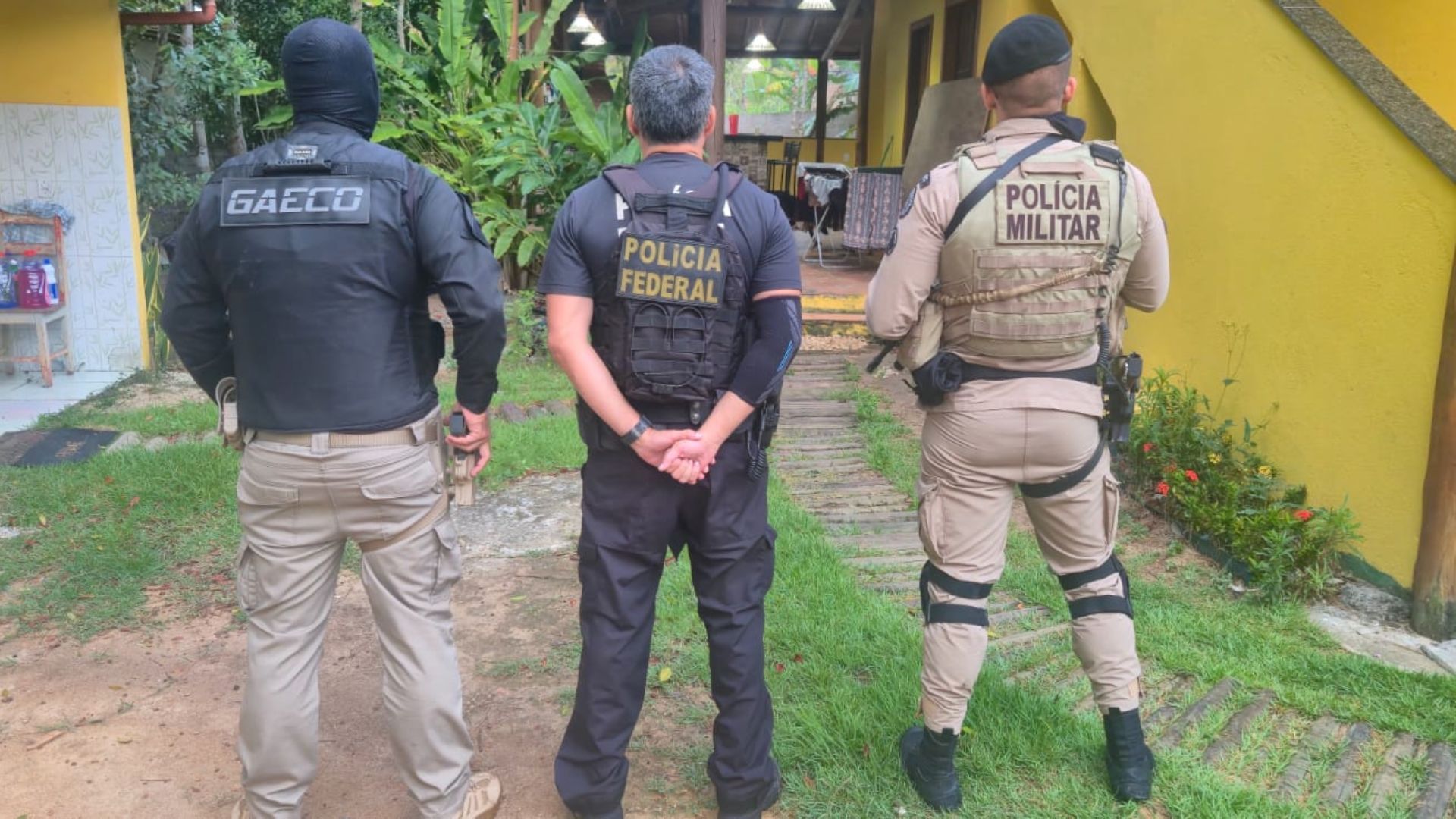 Opera&ccedil;&atilde;o da PF no extremo sul da Bahia. Foto: Divulga&ccedil;&atilde;o