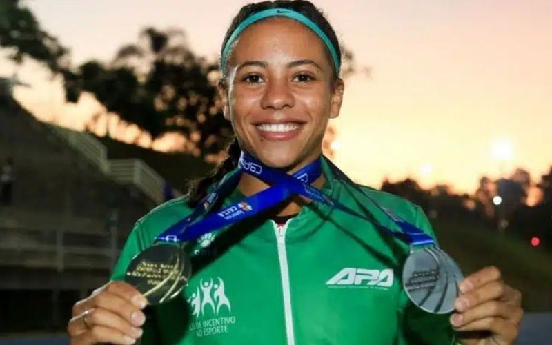 Natural da Bahia, Núbia de Oliveira é uma das principais representantes do atletismo feminino nordestino, com participações em competições nacionais e internacionais/Foto: Carol Coelho/CBAi