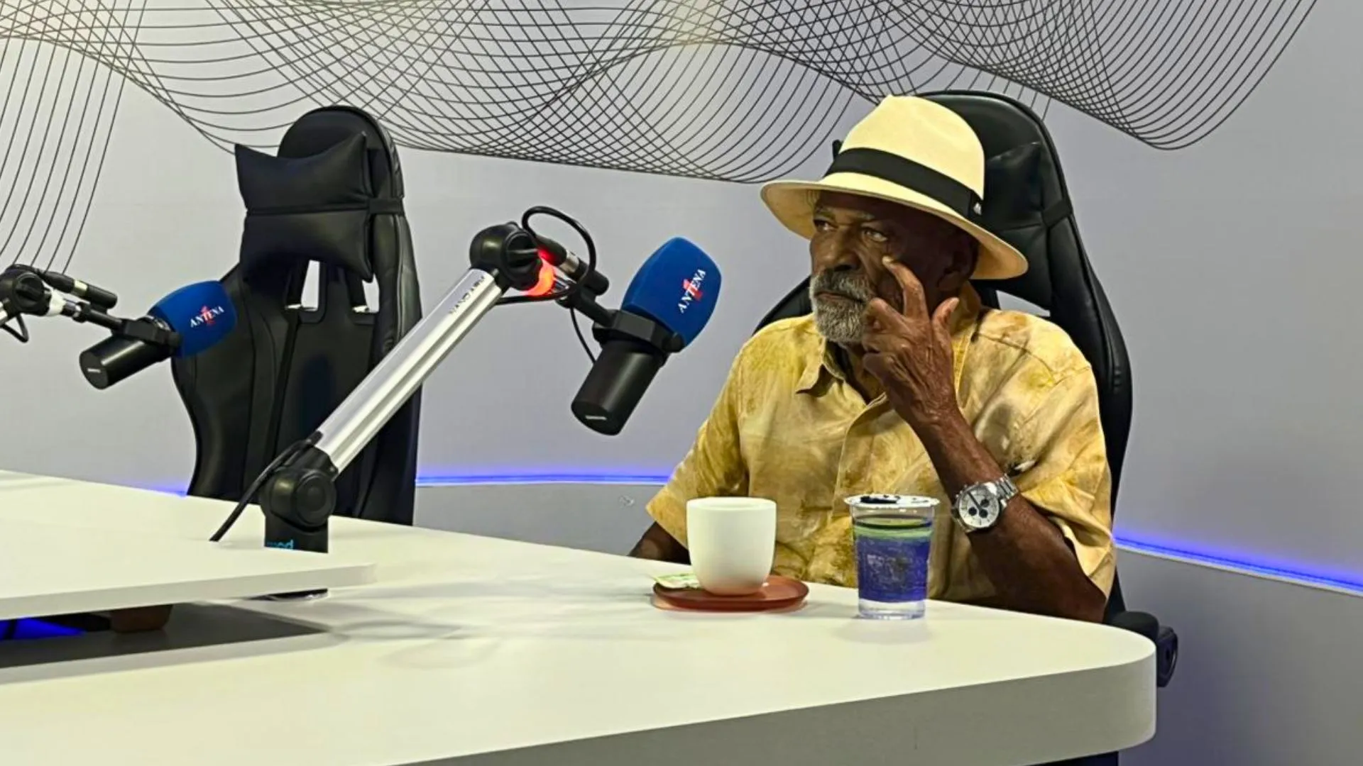 Antônio Pitanga em entreviata ao Linha de Frente