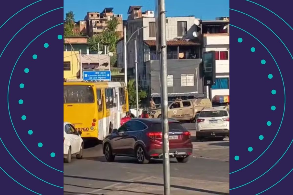 Homem &Eacute; Baleado Por Policial Militar Da Reserva Durante Briga De Tr&acirc;nsito Em Salvador.| Foto: Reprodu&ccedil;&atilde;o Redes Sociais 