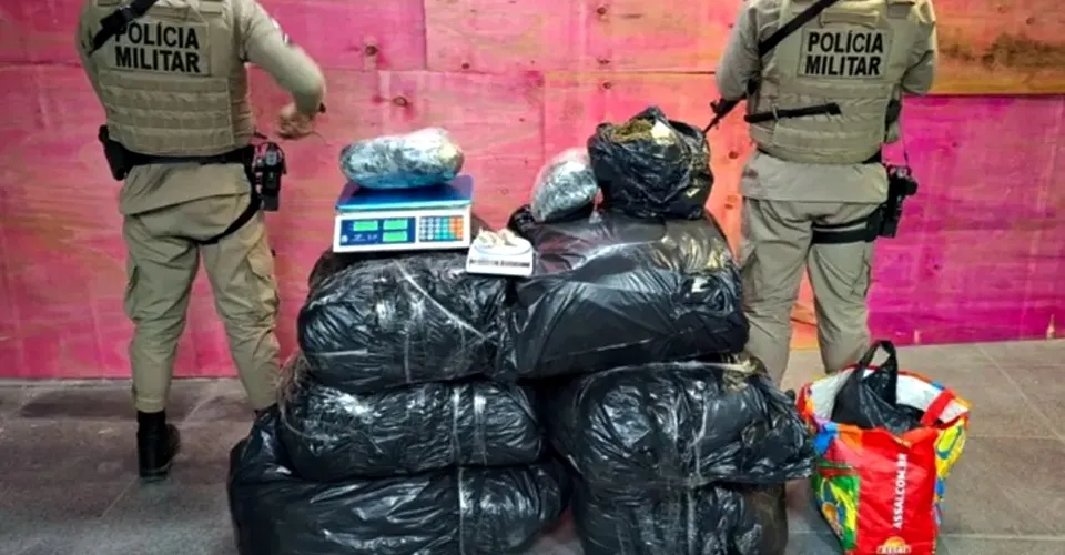 Cerca de 100 quilos de maconha são encontrados em imóvel abandonando em Feira de Santana