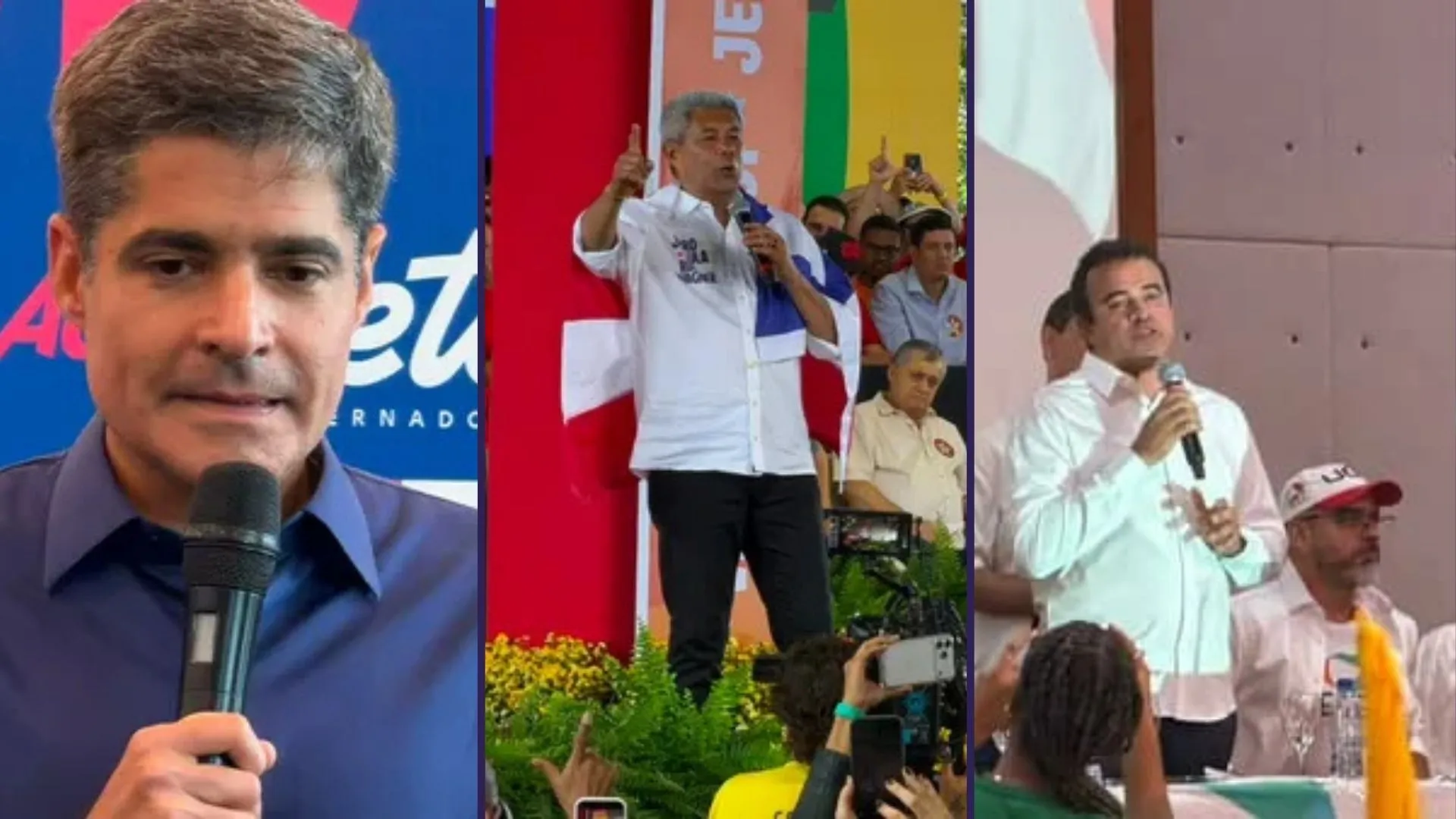 Quem são os candidatos ao Governo pela Bahia nas Eleições 2026