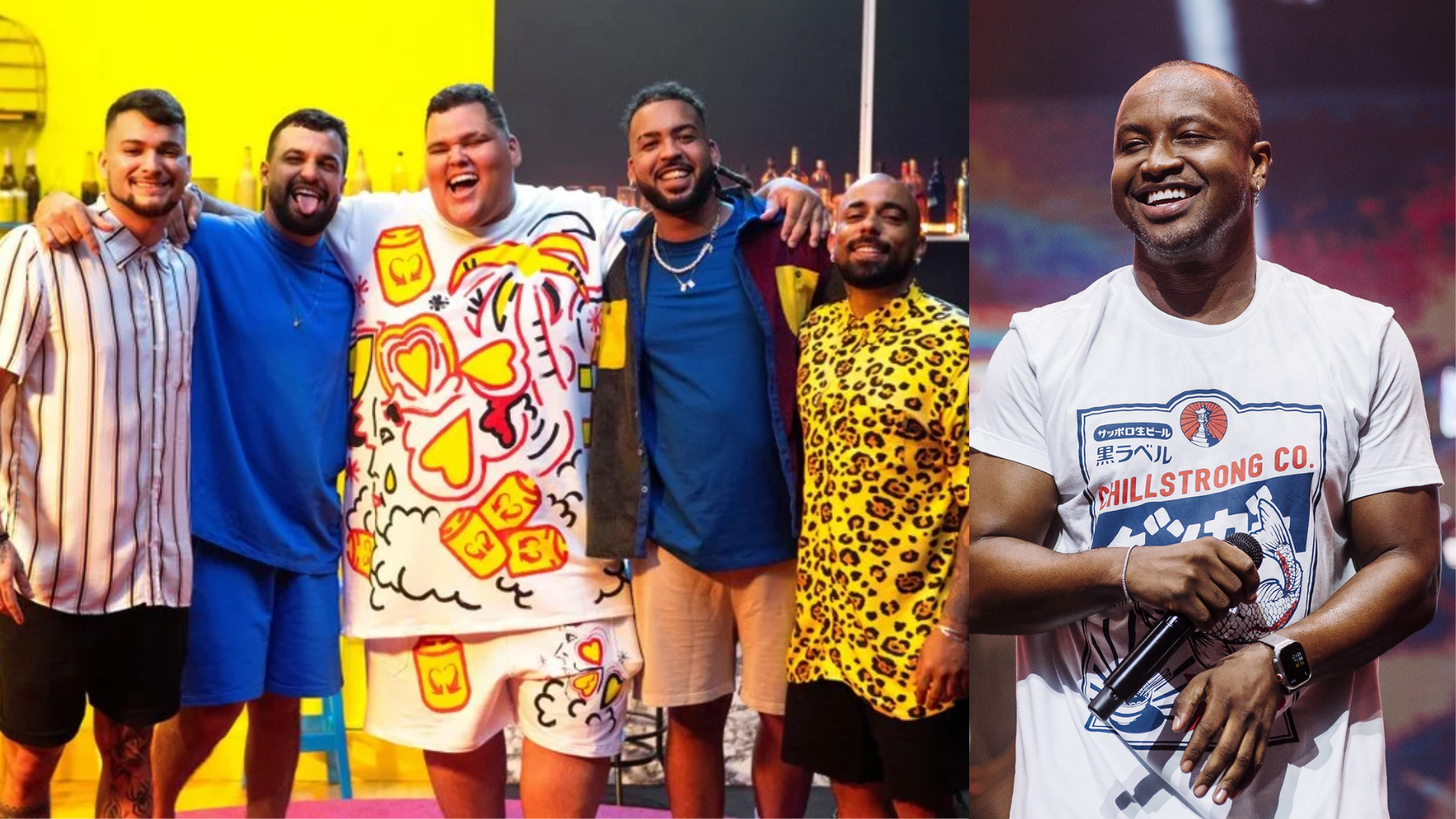 Menos é Mais e Thiaguinho fazem show na Praia do Forte, na Bahia, em abril