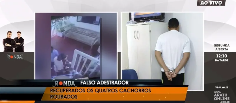 VEJA VÍDEO: “Devia a agiotas”, diz homem preso após sequestrar quatro cachorros em Piatã