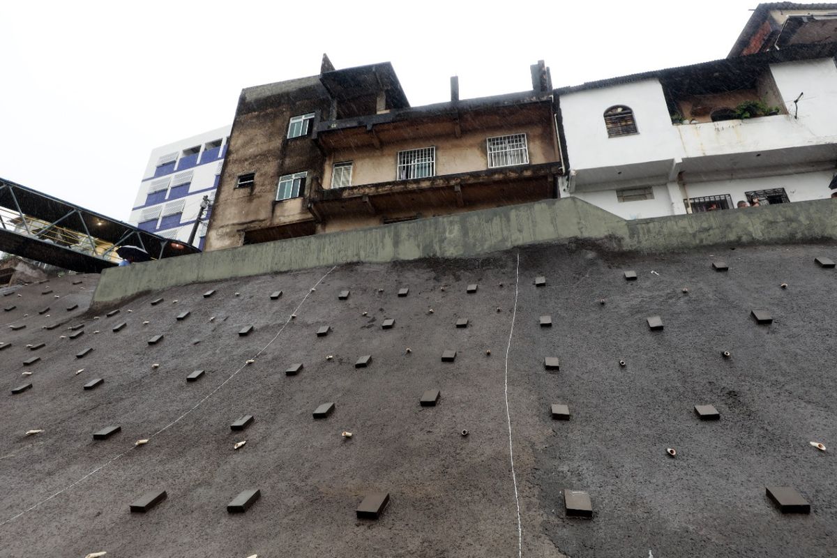 Salvador ganha nova conten&ccedil;&atilde;o de encosta. Foto: Feij&atilde;o Almeida | GOVBA