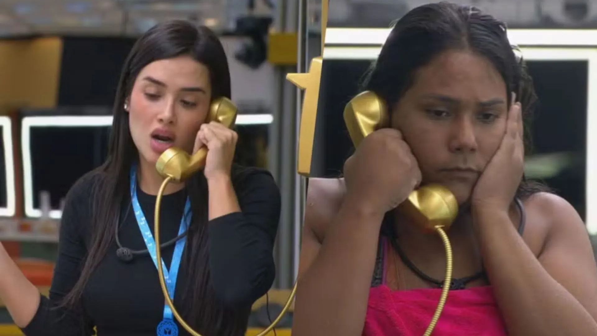 Jordana e Chaiany atendem Big Fone no BBB 26; veja mensagem
