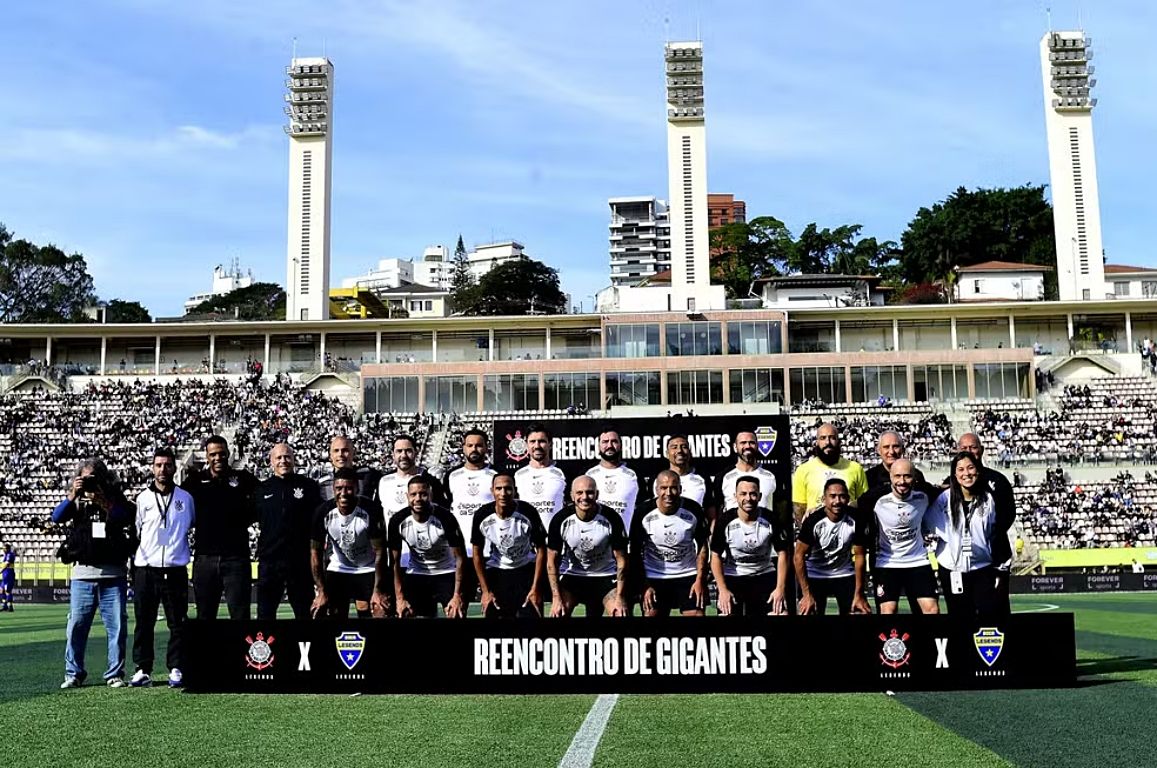 O jogo entre Corinthians e Boca Junior foi em comemoração à final da Libertadores de 2012. Foto: Marco Ribolli