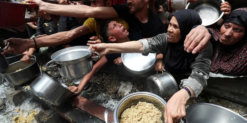 Imagem tirada da ONG Fundação Humanitária/Foto: Eyad Baba