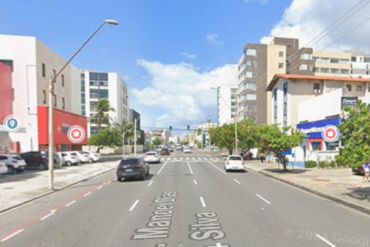 Av. Manoel Dias Da Silva, Pituba  - Salvador.  Foto: Reprodu&ccedil;&atilde;o Google Maps 