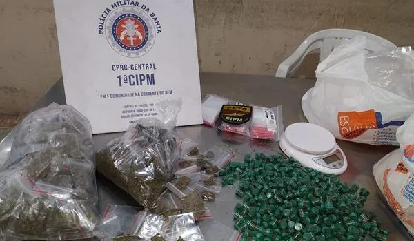 Casal é preso durante desarticulação de laboratório de drogas em Pernambués
