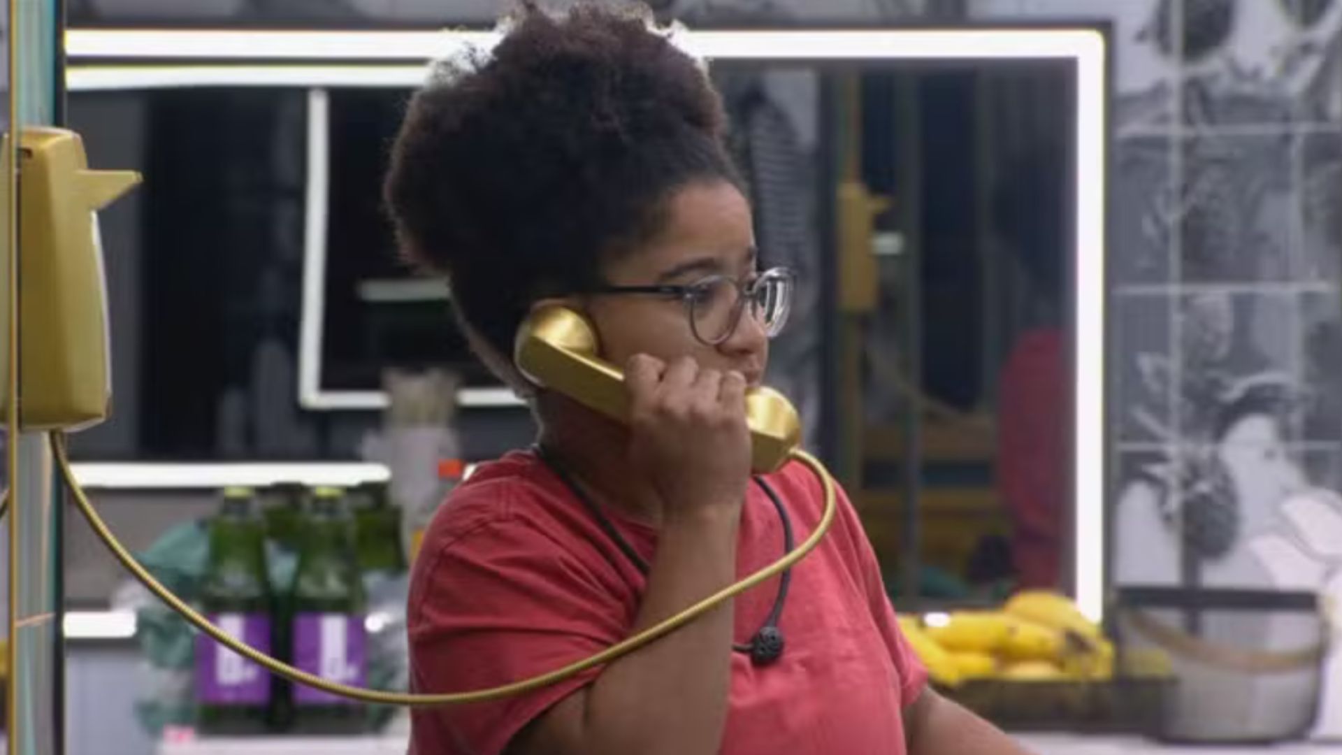 Milena atende Big Fone. Foto: Globoplay