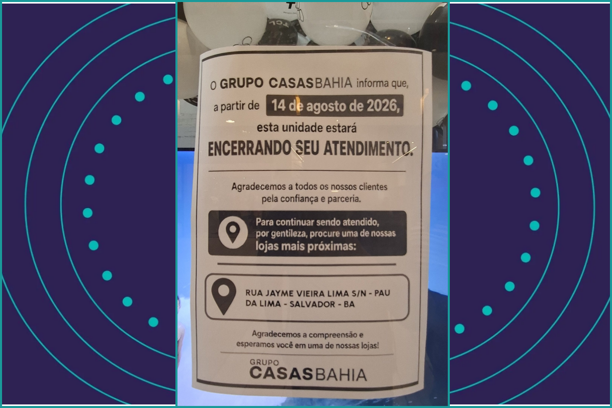 Alegando uma reestrutura&ccedil;&atilde;o financeira, a Casas Bahia fechou lojas em Salvador e quase 300 unidades no pa&iacute;s e 2 mil funcion&aacute;rios afetados. Foto: Reprodu&ccedil;&atilde;o/X