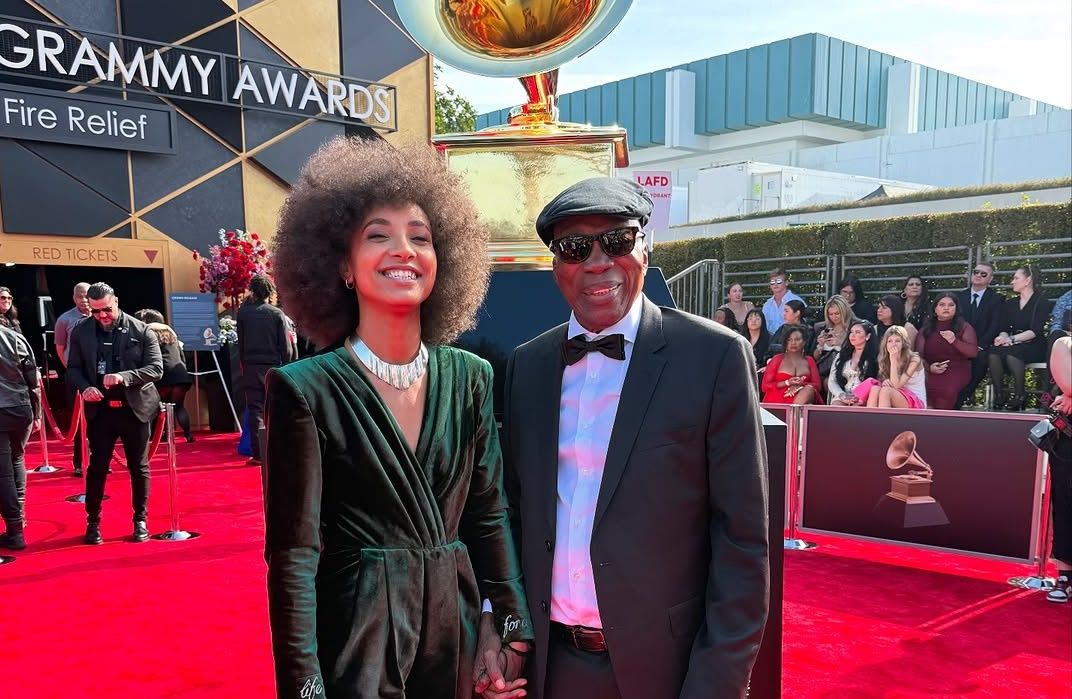 Milton Nascimento no Grammy 2025. Foto: Redes Sociais / @augustoknascimento