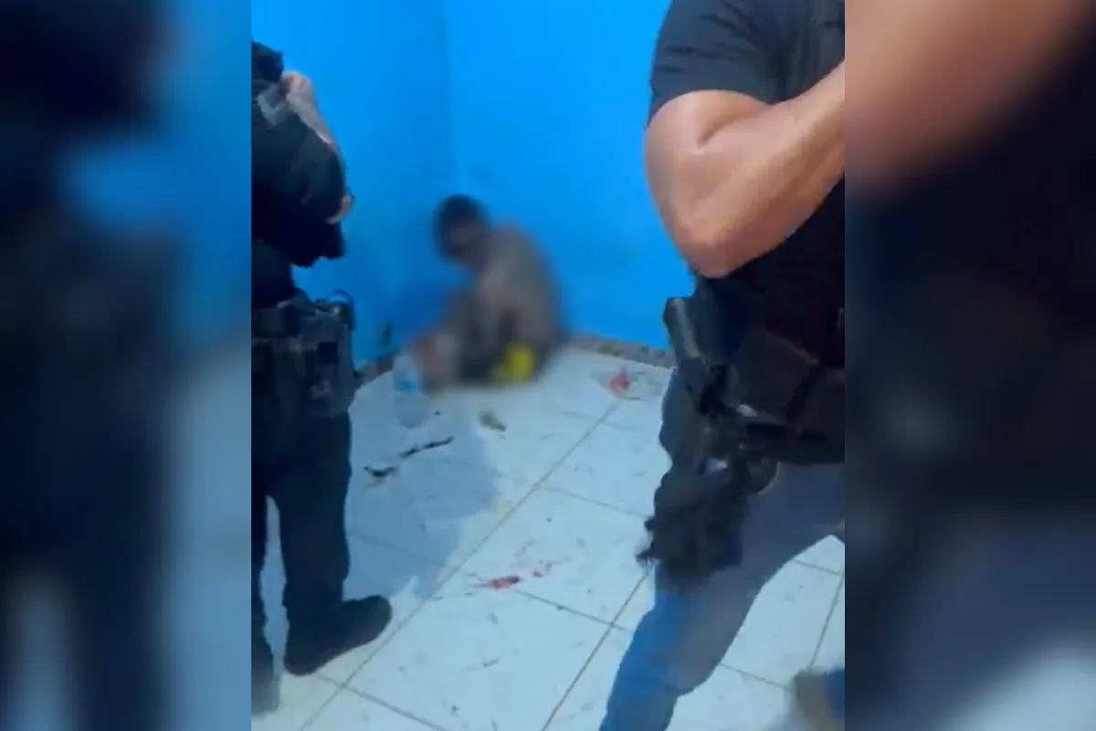 VÍDEO: homem sequestrado em Salvador é resgatado em cativeiro em Camaçari