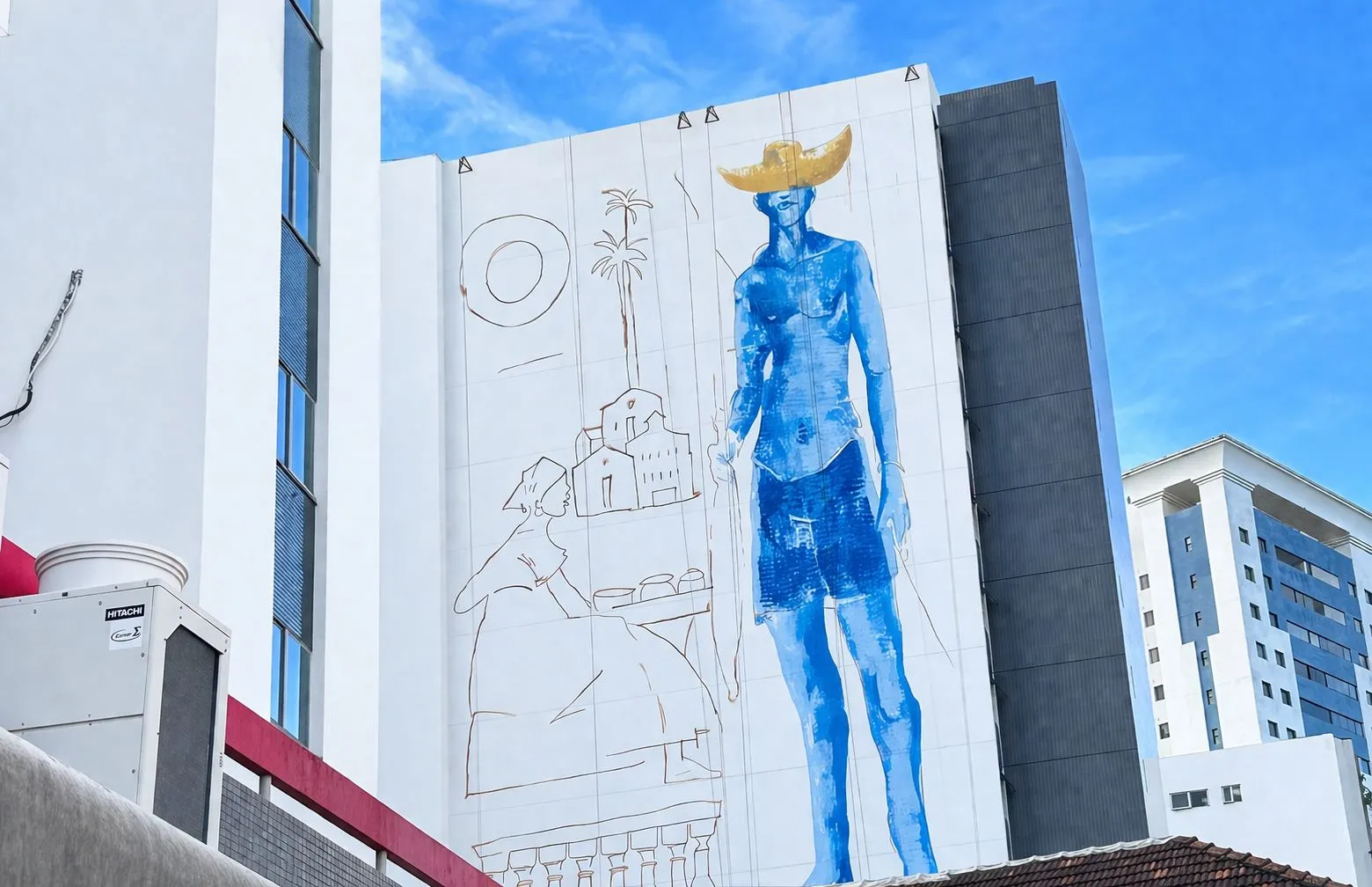 Projeto Mural Movimento Urbano une grafite e pintura na cidade de Salvador