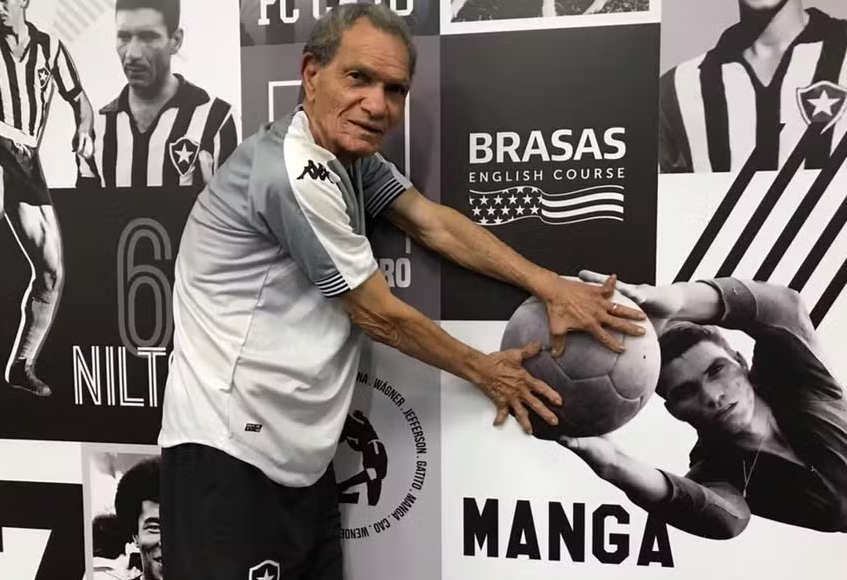Ex-goleiro Manga lutava contra um câncer de próstata. Foto: Divulgação / Botafogo 