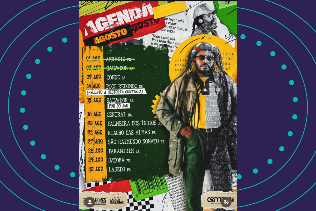 Cator Edson Gomes Volta a Agenda De Shows