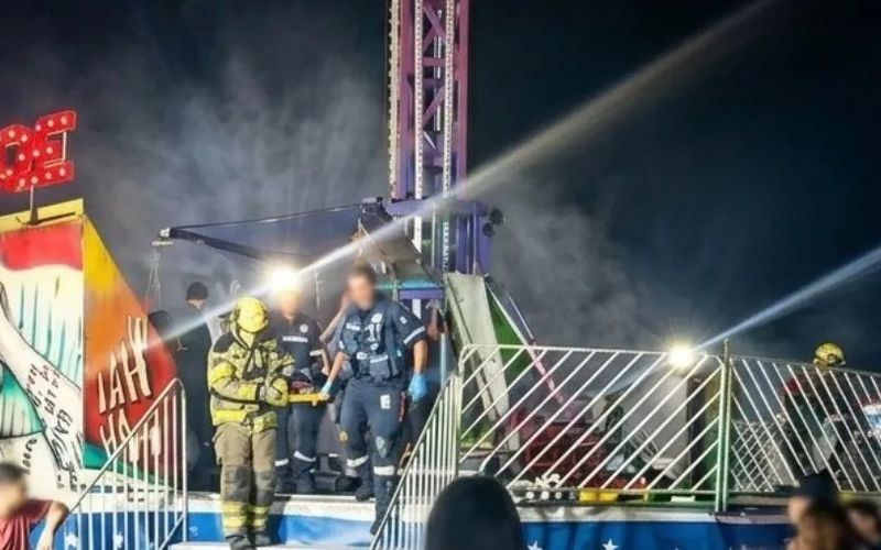 Acidentes em parques itinerantes costumam estar associados a falhas mec&acirc;nicas, montagem inadequada ou desgaste de pe&ccedil;as/Foto: Redes Sociais&nbsp;