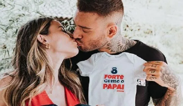 Cantor sertanejo Lucas Lucco e Lorena Carvalho revelam nome do bebê; confira escolha
