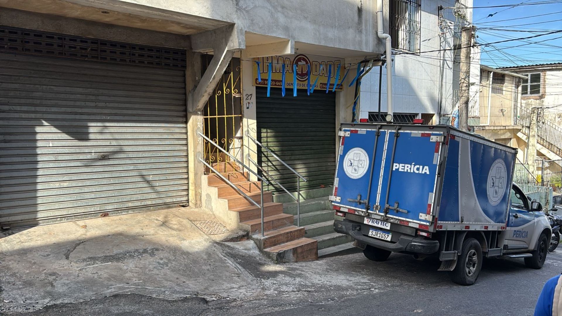 Casal morto a tiros no Engenho Velho de Brotas. Foto: Vitor Castro | TV Aratu