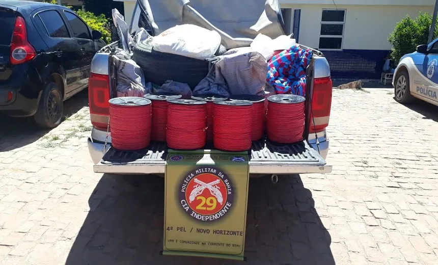 Polícia apreende 750 kg de explosivos; Material é usado para explodir caixas eletrônicos