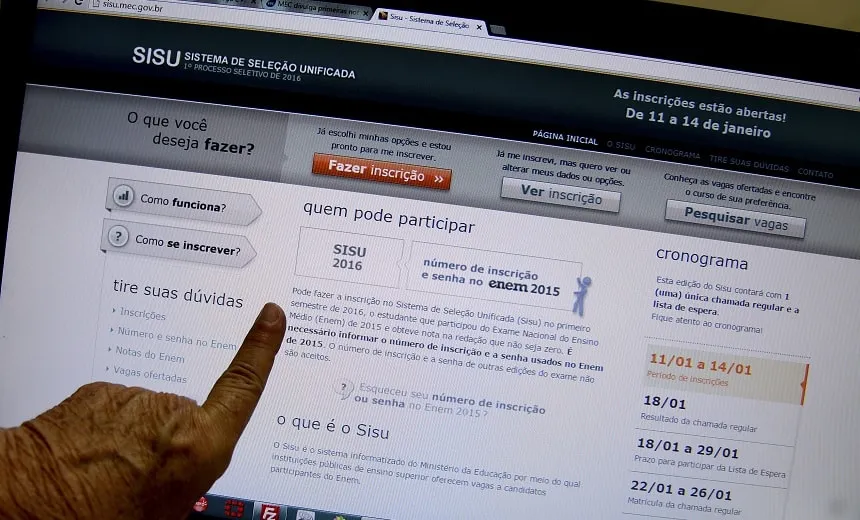 Site do Sisu fica instável e estudantes reclamam nas redes sociais