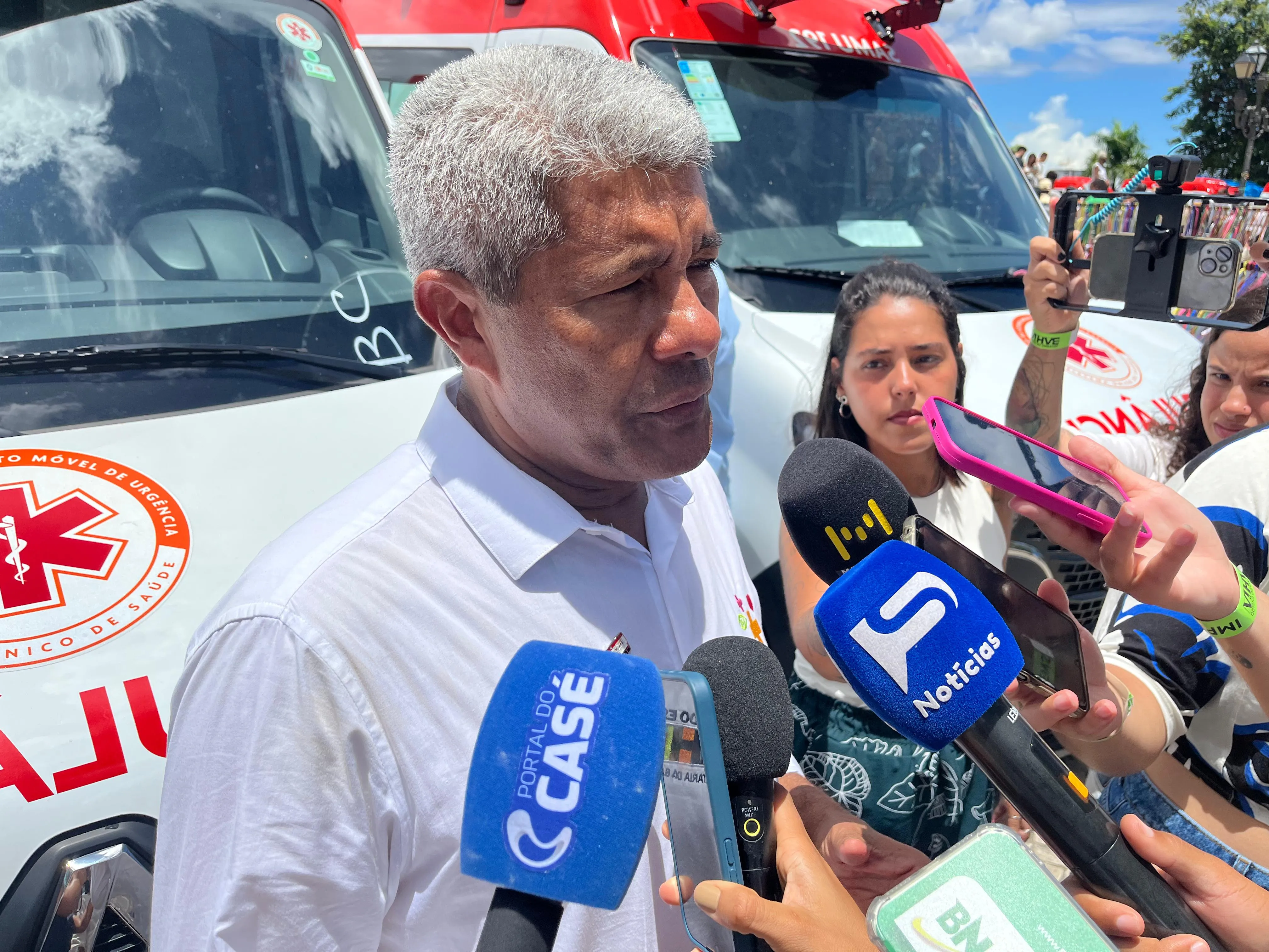 Jerônimo fala sobre reajuste do metrô durante entrega do primeiro hospital de cuidados paliativos do Brasil