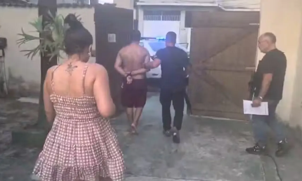 Prisão de suspeito no Rio de Janeiro