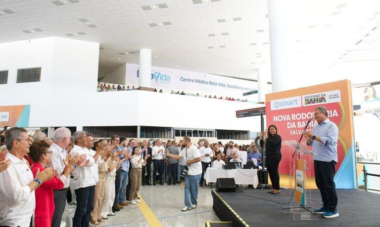 Rui Costa Durante Inaugura&ccedil;&atilde;o Da Nova Rodovi&aacute;ria De Salvador Foto Henrique Raynal CC