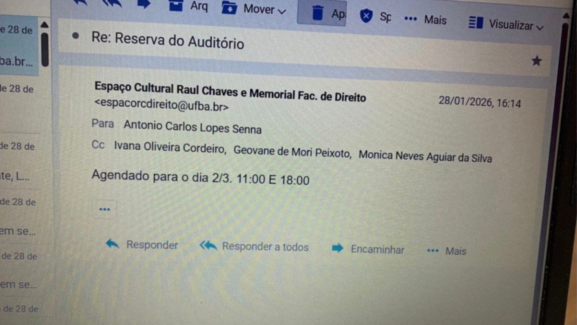  Cola&ccedil;&atilde;o de grau marcada para 2 de mar&ccedil;o 