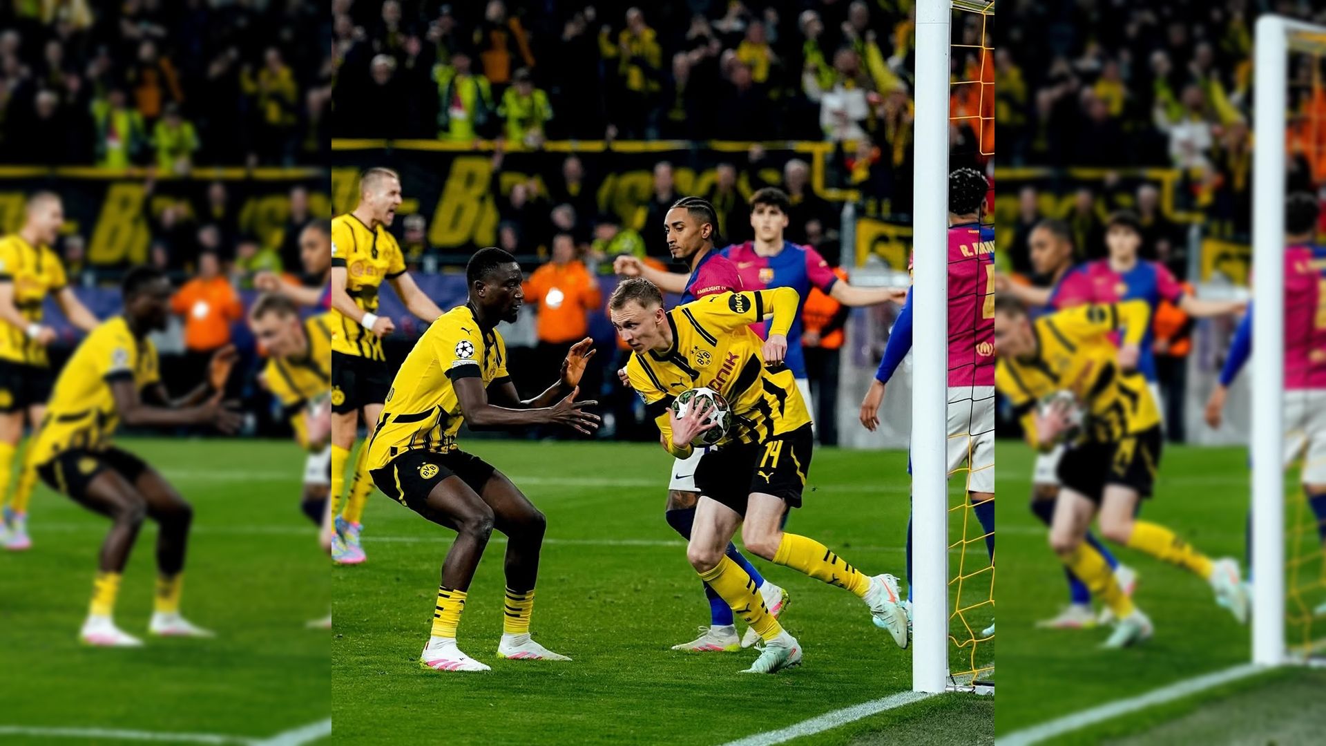 Borussia Dortmund venceu o Barcelona por 3 a 1 | Foto: reprodução/Instagram