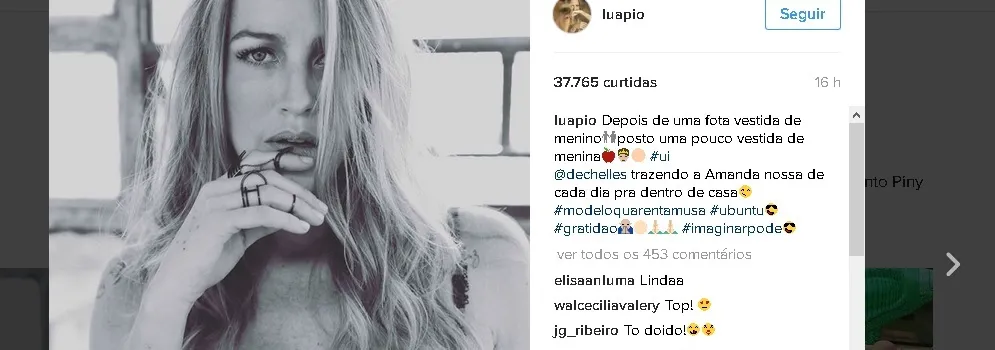 ‘QUE PULMÃO’: Luana Piovani esbanja sensualidade com decote provocante em postagem
