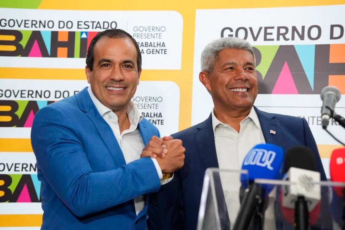 Bruno Reis em reunião com Jerônimo Rodrigues; foto: reprodução/instagram