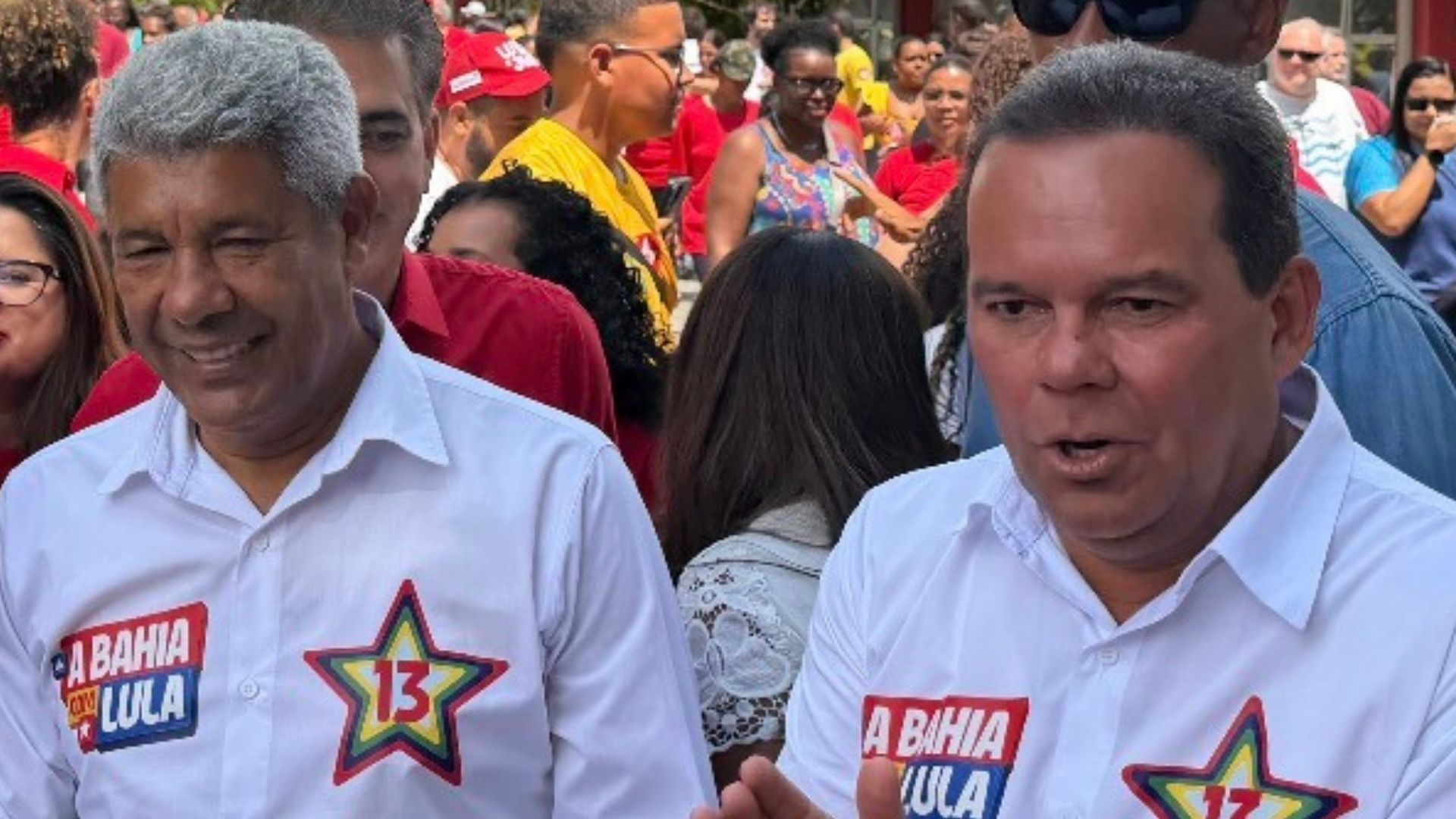  &ldquo;Nordeste e o Brasil est&atilde;o dizendo n&atilde;o a um presidente fascista&rdquo;, diz Geraldo Jr.; Foto: Anna Caroline / Aratu On