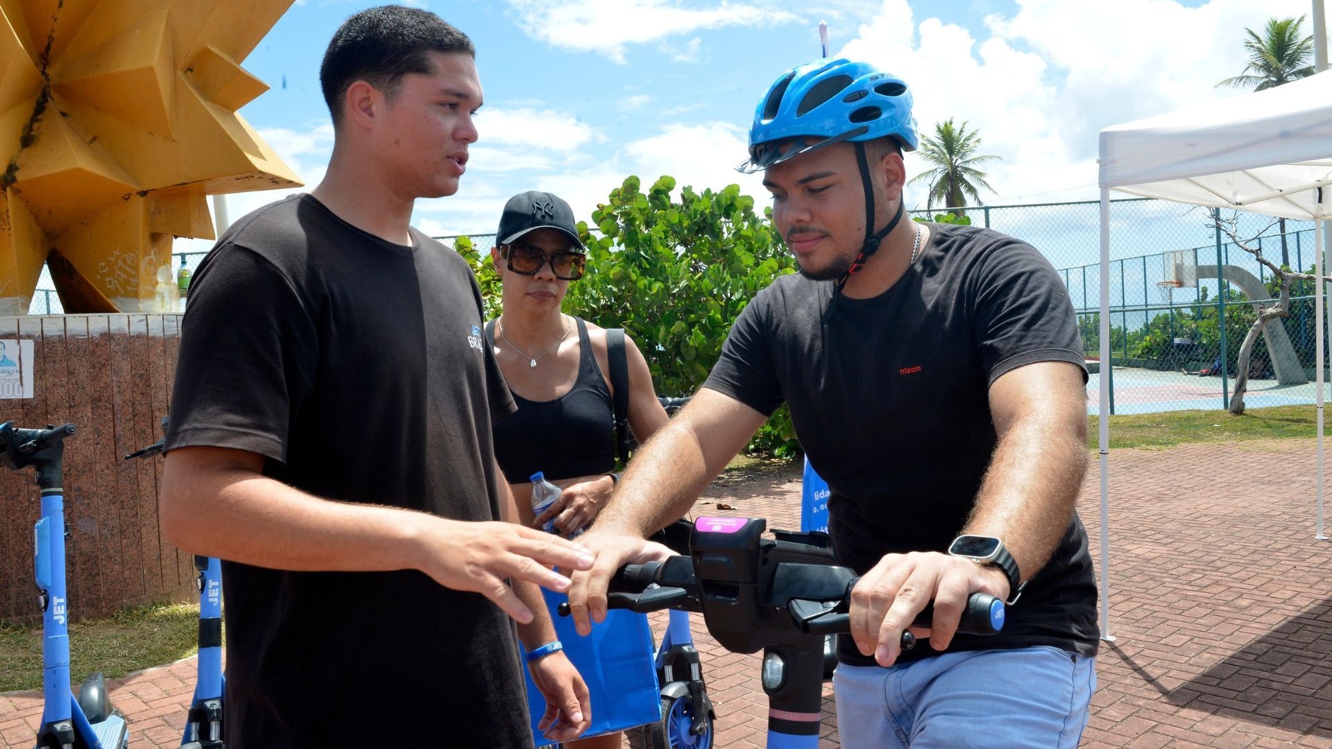 Locação de patinetes elétricos. Foto: Divulgação