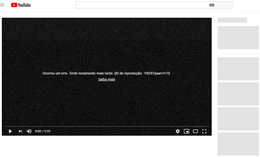 YouTube sai do ar e internautas vão à loucura; “apocalipse”