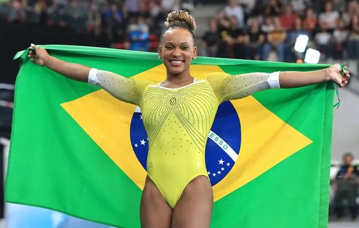 Rebeca Andrade conquista seu primeiro ouro nos Jogos Pan-Americanos