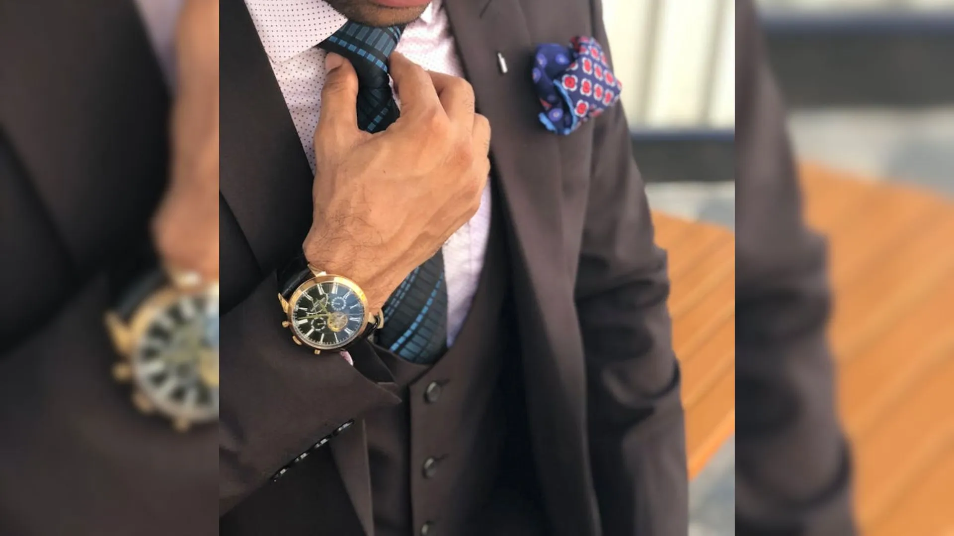 Terno, riqueza, relogio, privilegio