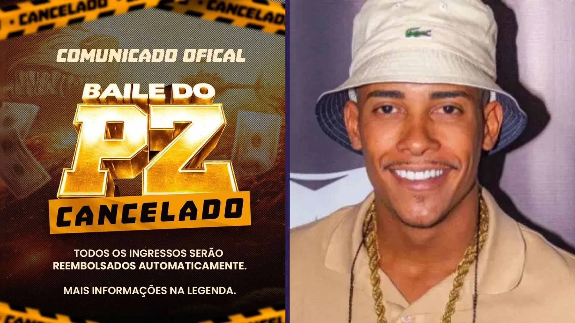 De novo! Show de MC Poze do Rodo é cancelada na Bahia