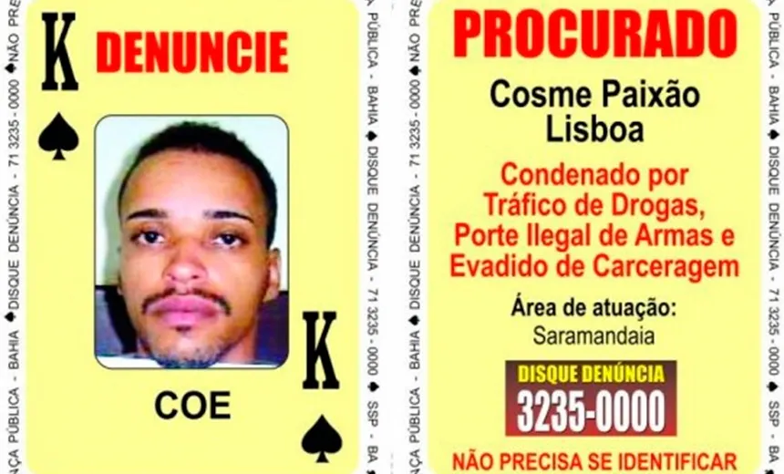 Traficante “Coe”, líder de facção na Saramandaia, morre após confronto com a polícia