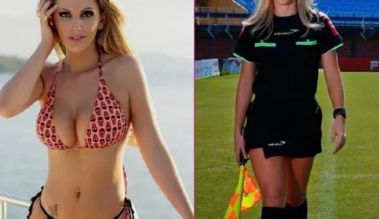 Comentarista de arbitragem, Fernanda Colombo relembra "nudes" que caíram em mãos erradas; "fiz no quarto do hotel"  