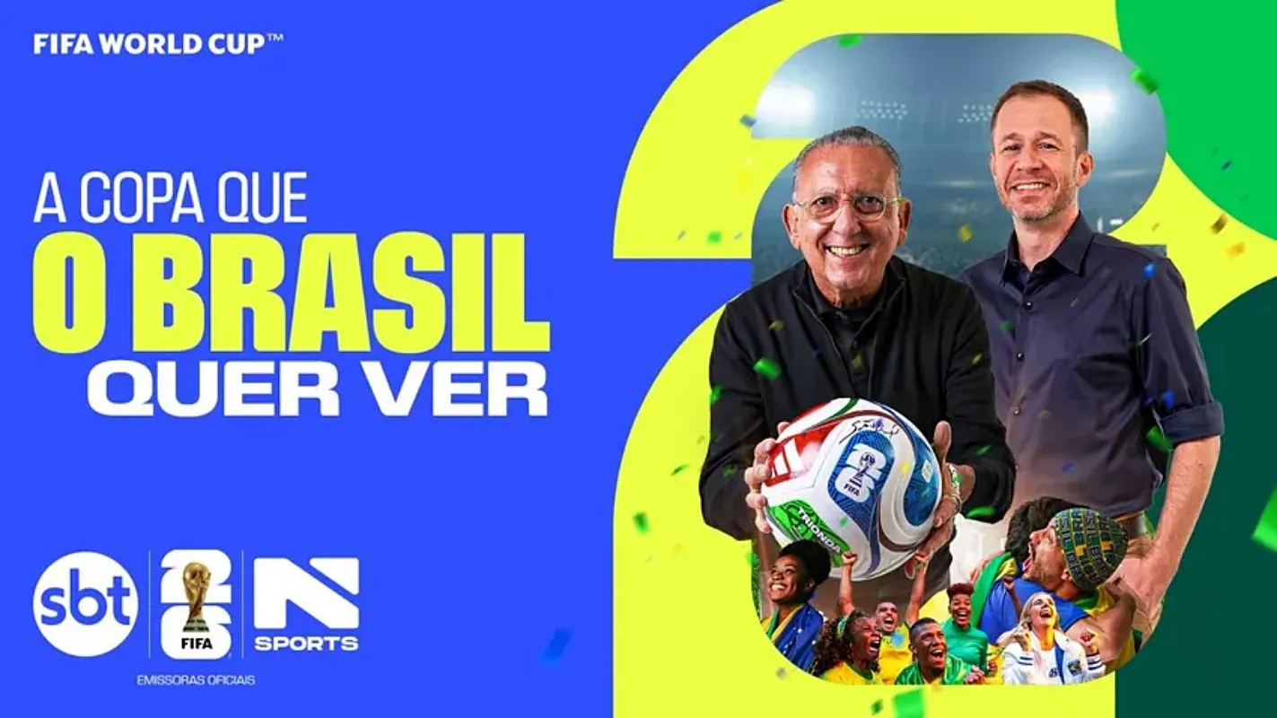 Com partidas do Brasil, veja a lista de jogos da Copa do Mundo transmitidos pelo SBT